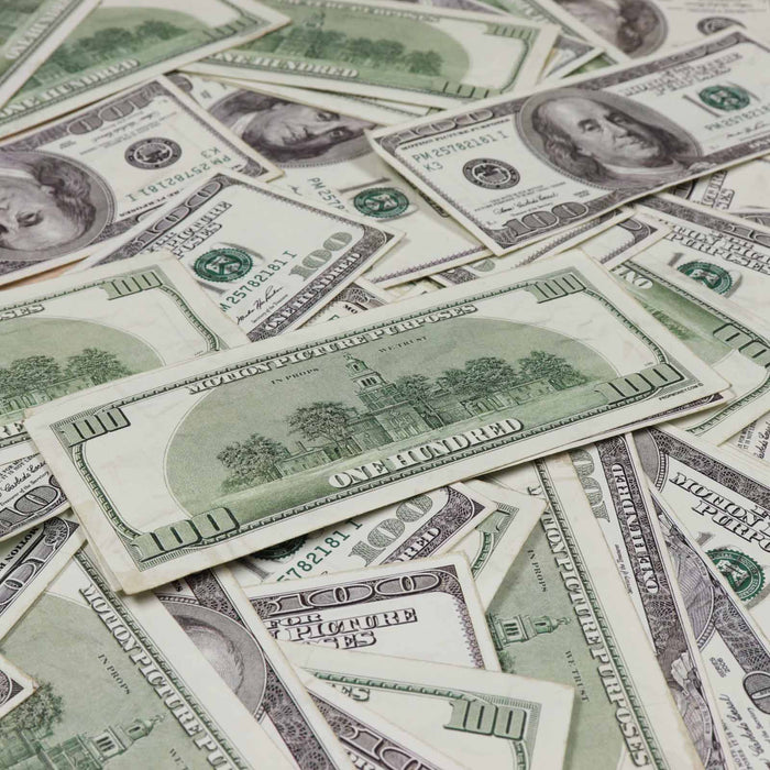 $100 ✔️RealAged™ Full Print 2000 Series Bills - Prop Money Inc.