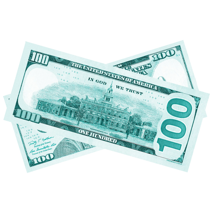 light blue Turquoise money bills