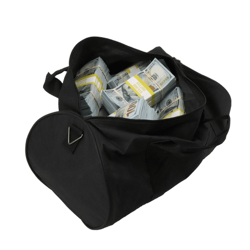 $510,000 New Series Blank Filler Aged Bundles Duffle Bag - PropMoney.com