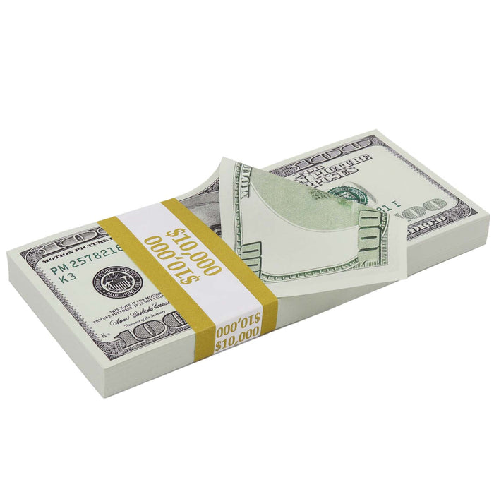 $250,000 2000 Series Full Print Prop Money Stacks - Prop Money Inc.