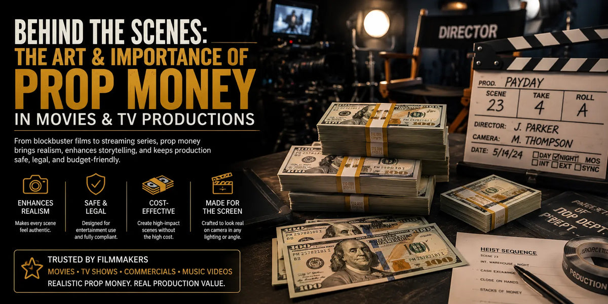 Why Prop Money Matters in Movies & TV Productions