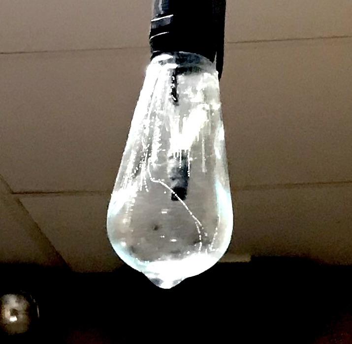 SMASHProps Breakaway Edison Filament Teardrop Light Bulb Prop - Prop Money Inc.