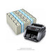 AI-generated illustration of 100 $1 Full Print prop money stacks beside a money counter; see additional photos for actual product details