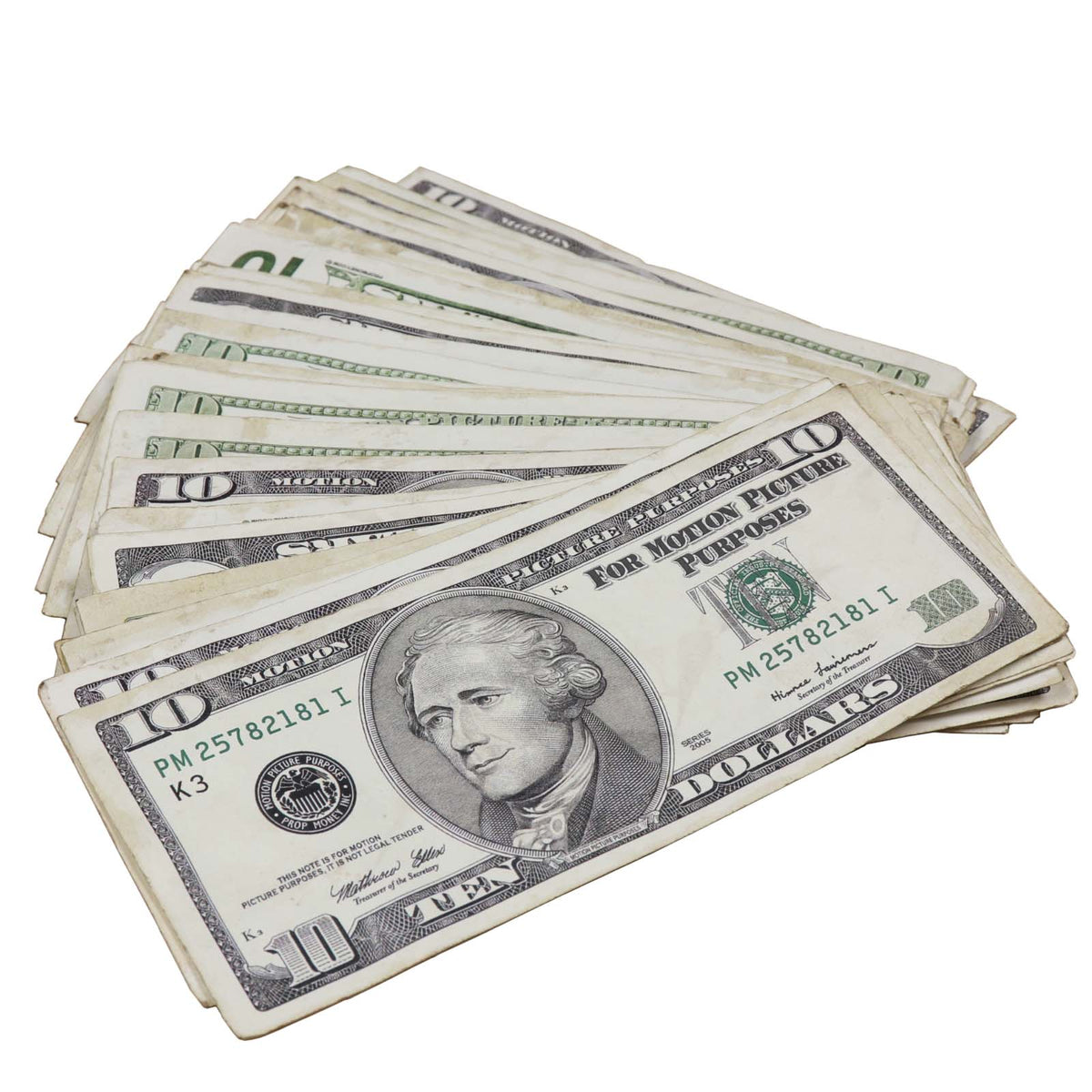 $10 RealAged® 2000 Series Bills- 50 Bills