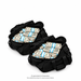 AI-generated illustration of 2 black duffel bags filled with $1 Full Print prop money stacks; 100 stacks in the kit. Money counter not included. See additional photos for actual product details.