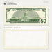 $50 2000s Close-Up prop bill: back-printed bill above its blank bordered reverse.