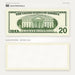 $20 2000s Close-Up prop bill: back-printed bill above its blank bordered reverse.