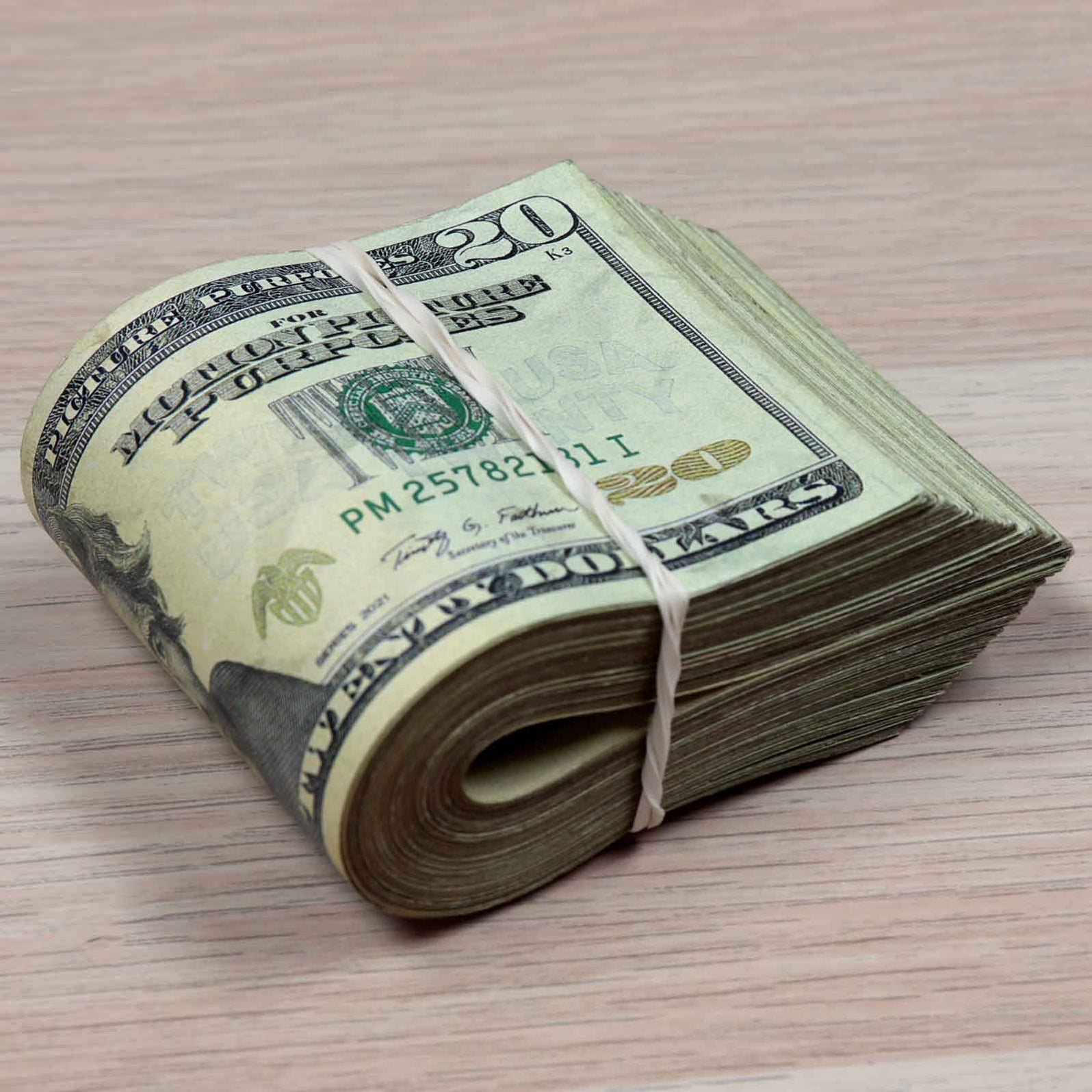 $7,000 RealAged™ Full Print New Series Stack & Band Pack