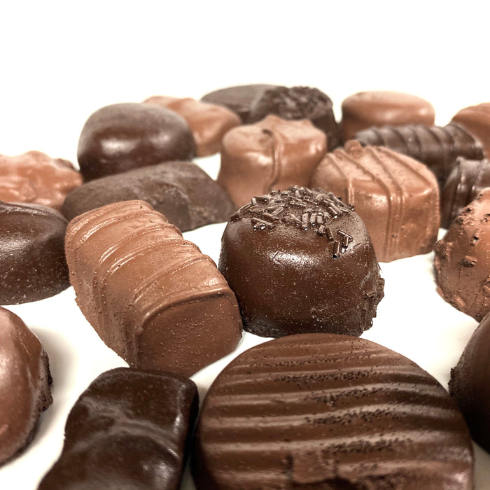 Assorted Dark Rcin Prop Chocolate Candies Assortment 24 PIECE - DARK / MILK