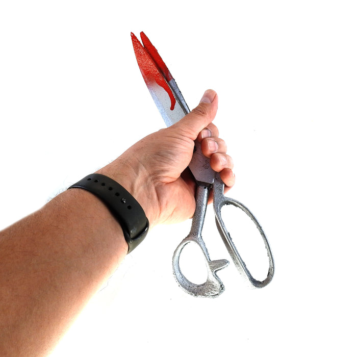 Large Foam Rubber Scissors or Shears with Functional Moving Parts - Prop Money Inc.