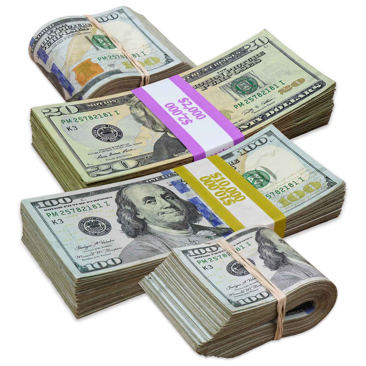 $32 000 RealAged® Full Print Series Stacks & Bands Pack