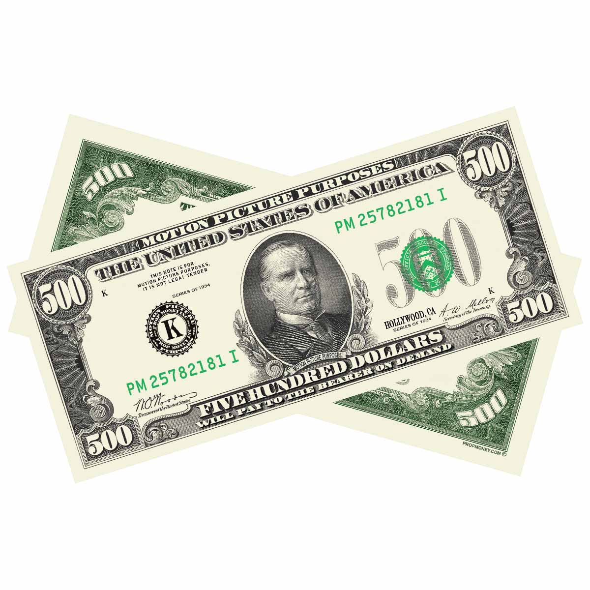 $500 Vintage Series Bills 25 Bills