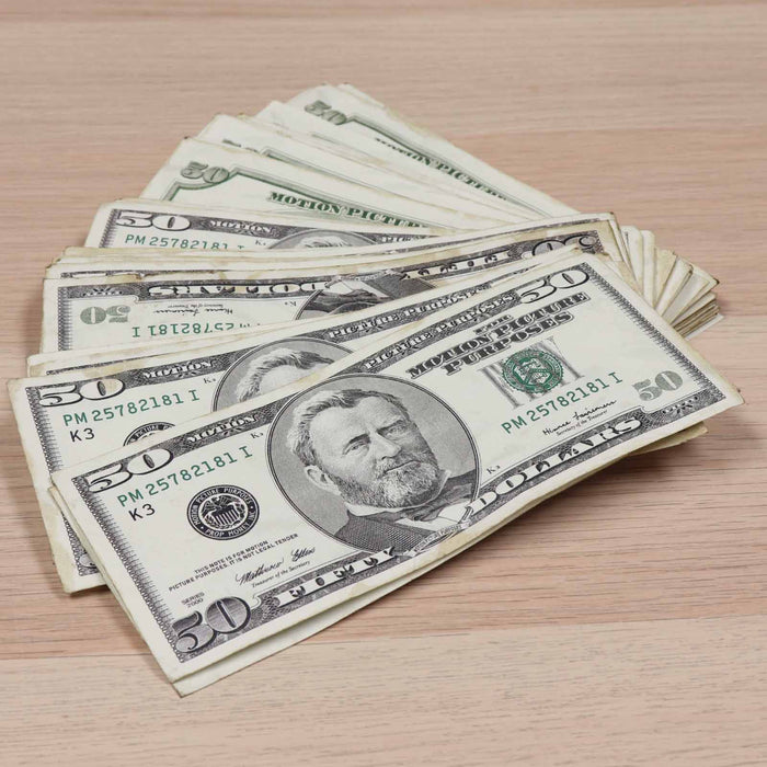 $50 ✔️RealAged™ Full Print 2000 Series Bills - Prop Money Inc.
