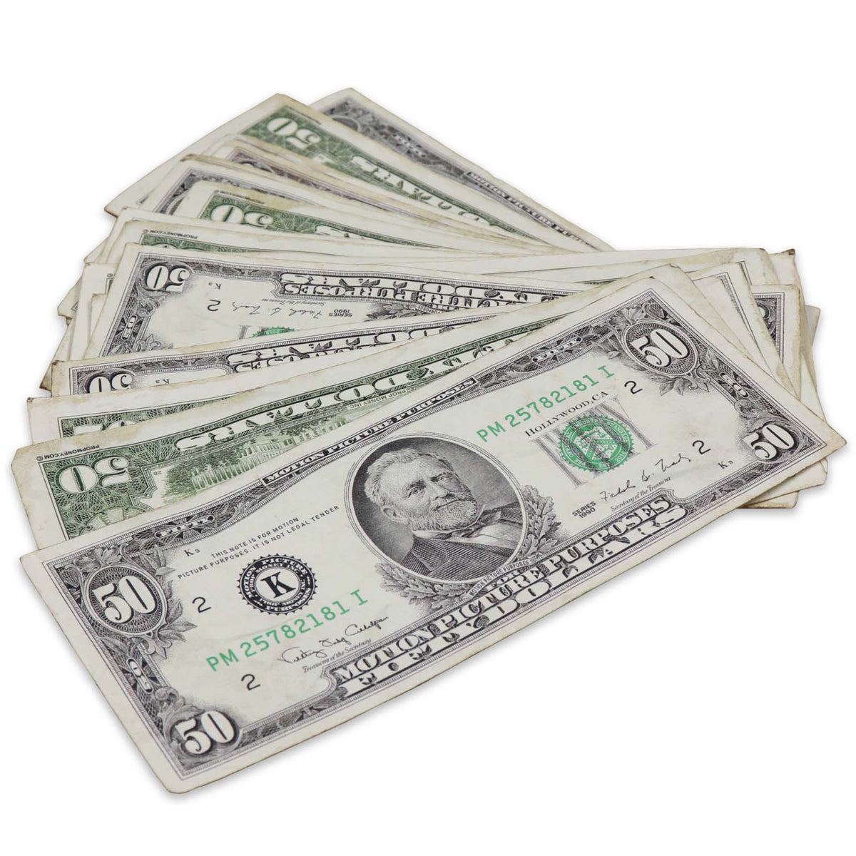 $50 RealAged® 1990 Series Bills 50 Bills