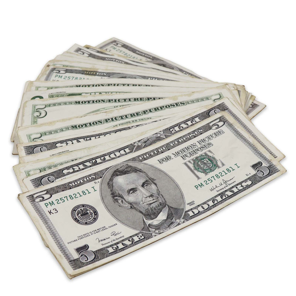 $5 RealAged® 2000 Series Bills 50 Bills