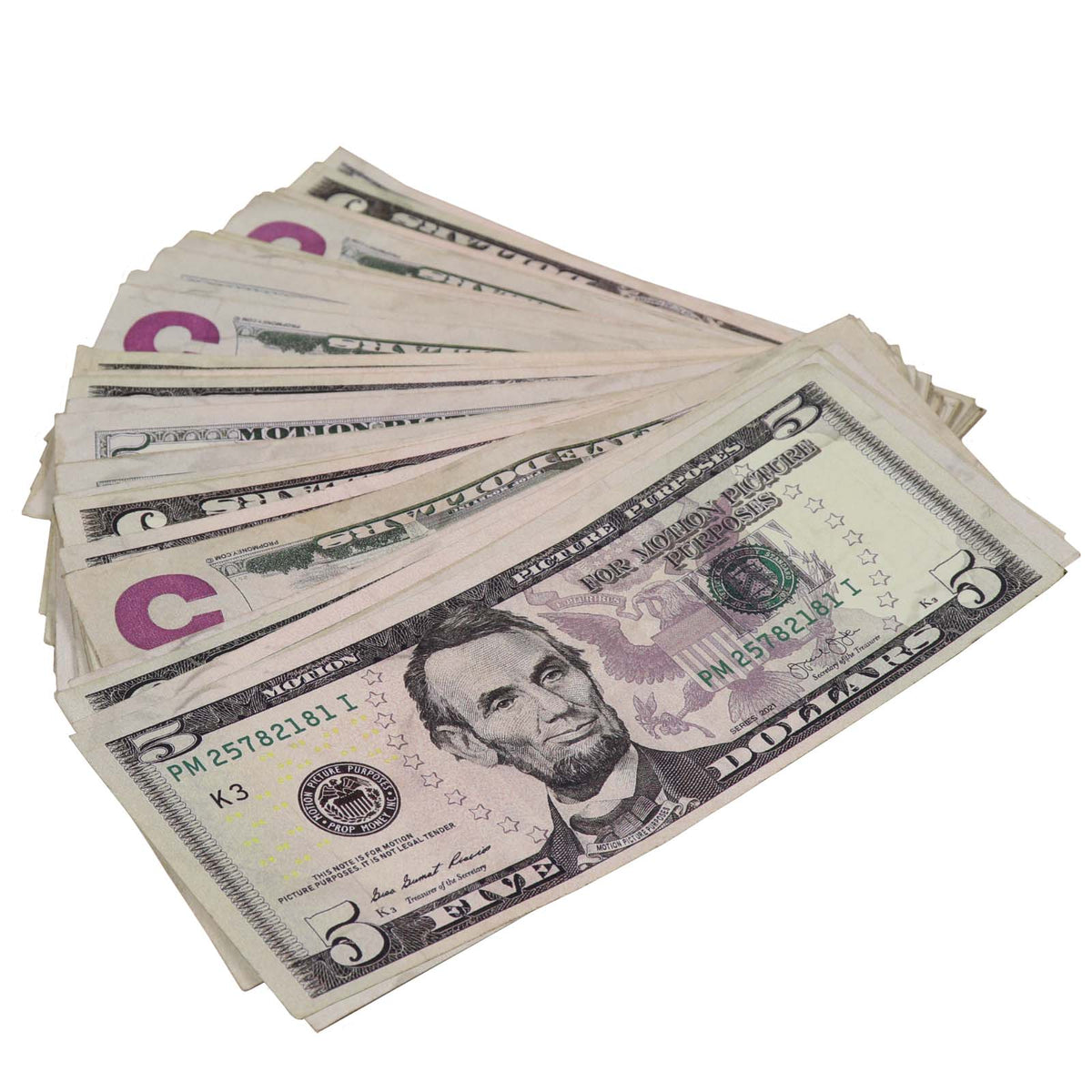 $5 RealAged® Series Bills 50 Bills