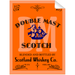 Double Mast Scotch Whiskey Bottle Single Self Adhesive Label - License and Royalty Free for Film Use - Prop Money Inc.