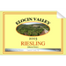 Elocin Valley Riesling Single Self Adhesive Label - License and Royalty Free for Film Use - Prop Money Inc.