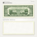 $20 1990s Close-Up prop bill: back-printed bill above its blank bordered reverse.