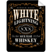 White Lightning Whiskey Bottle Self Prop Adhesive Label - Prop Money Inc.