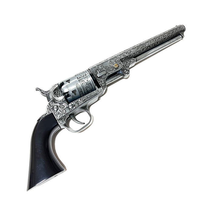 Western Cowboy Revolver Pistol Non-Firing Replica Gun with Stand