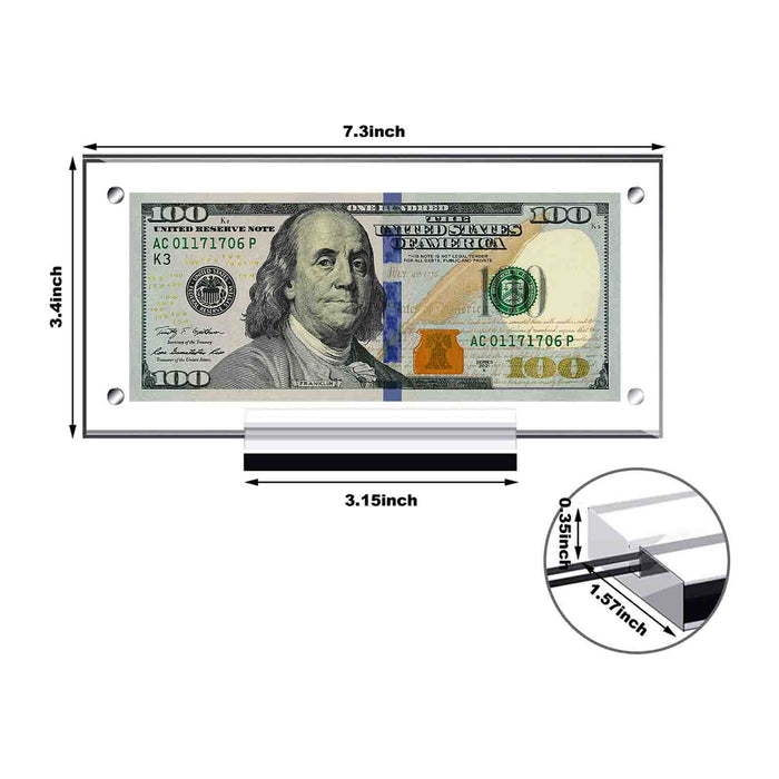 Bill Holder Display Case - Prop Money Inc.