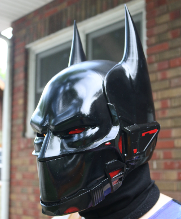 Future Cyber Hero Helmet Cosplay Film Display Prop
