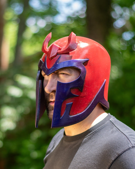 Magneto Helmet - Mutant Leader's Barbute Helm Costume Replica