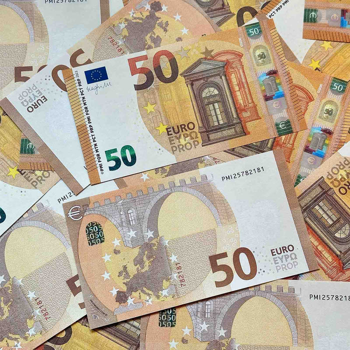 €50|€100 Prop Euro Banknote Stacks