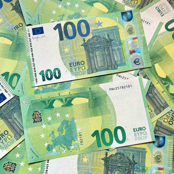 €100|€500 Prop Euro Banknote Stacks