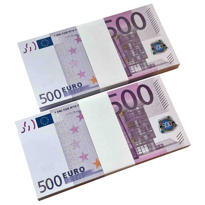 €500|€500 Prop Euro Banknote Stacks