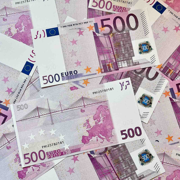 €100|€500 Prop Euro Banknote Stacks