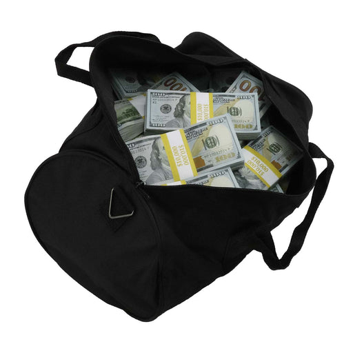 $500,000 ✔️RealAged™ Full Print New Series Stacks & Duffel Bag - Prop Money Inc.