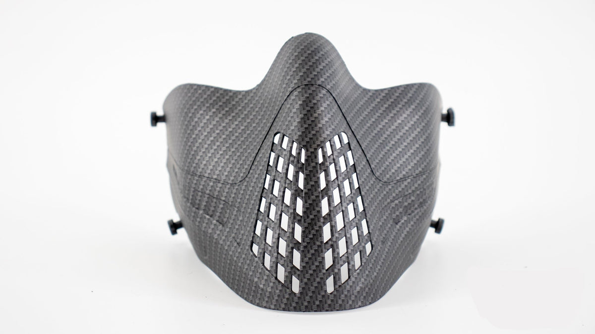 Pilot Mask Cosplay Accessory Carbon Fiber Decal