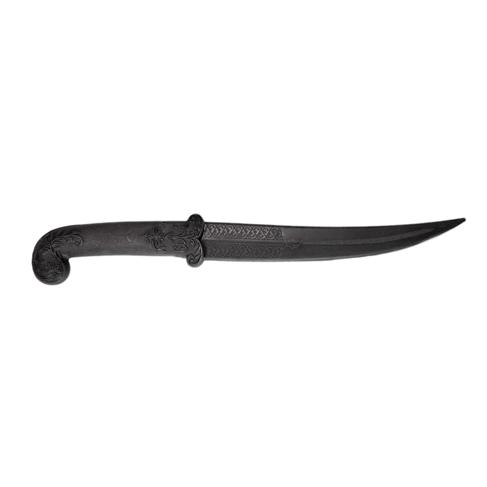 Middle Eastern Style Poly Training Knife with 8.75 Inch Trailing Point Blade prop - Prop Money Inc.