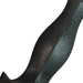 Long Spear Pointed Dagger Poly Training Knife Prop with 8.5 Inch Blade and Grooved Wood Grained Textured Handle - Prop Money Inc.