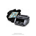 AI-generated illustration of a black duffel bag filled with cyan-banded $1 Full Print prop money stacks beside a money counter; see additional photos for actual product details