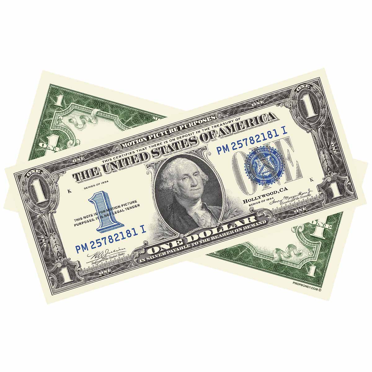 $1 Silver Certificate Bills | Vintage Prop Money