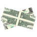 Professional $1 mis-made bill for magic tricks and illusion shows