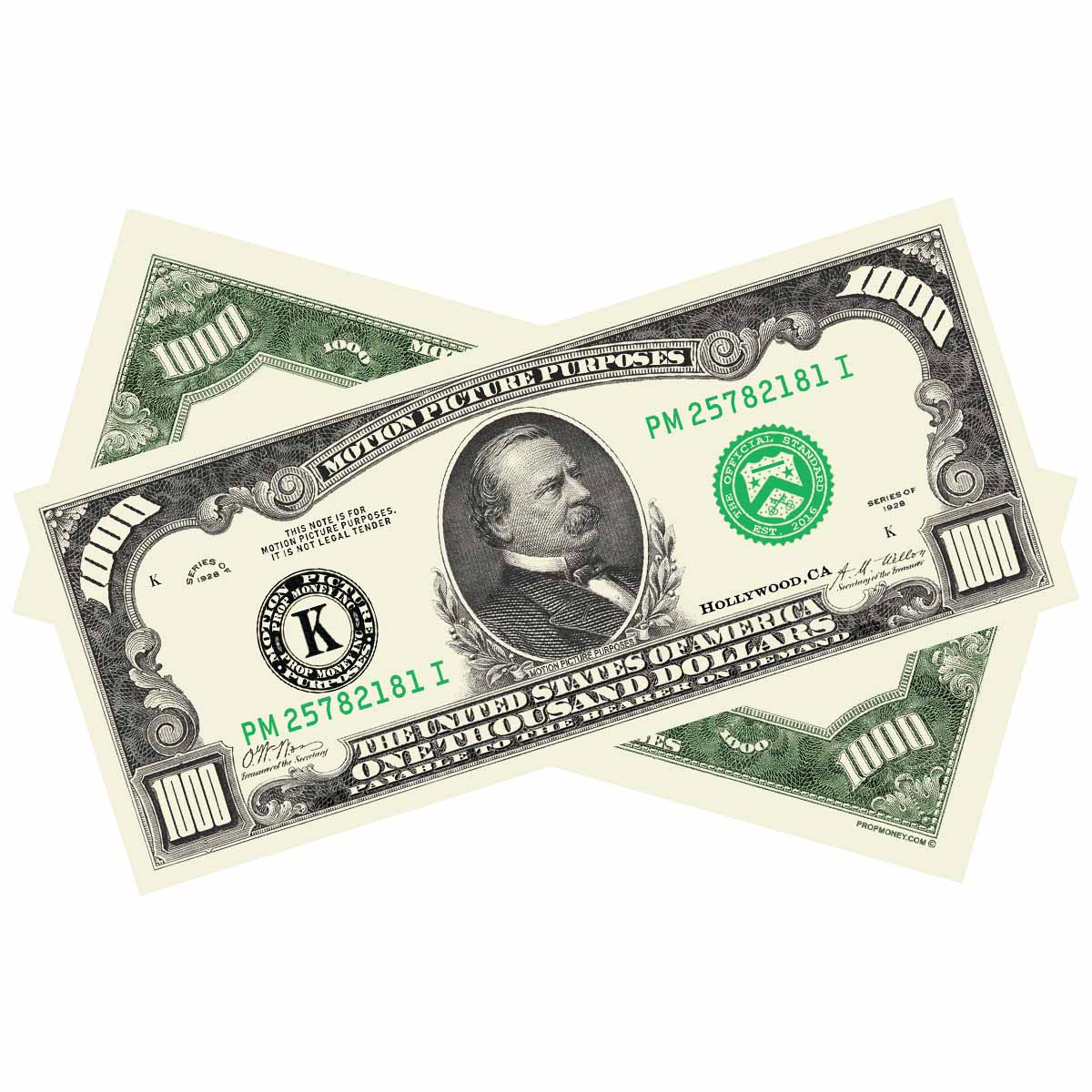 $1,000 Vintage Series Bills- 25 Bills