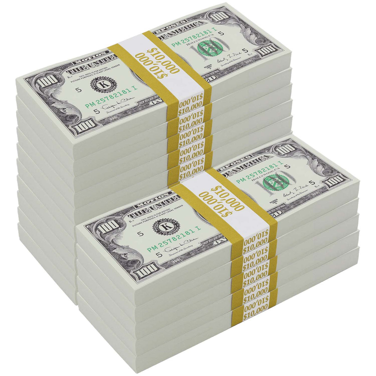$150 000 BLANK FILLER 1990s Series Stacks