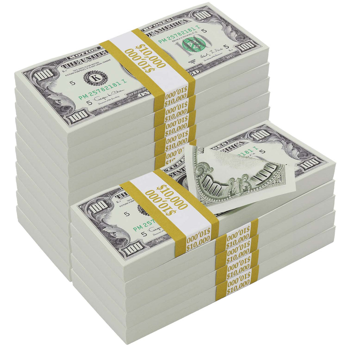 $150 000 Full Print 1990 Series Stacks
