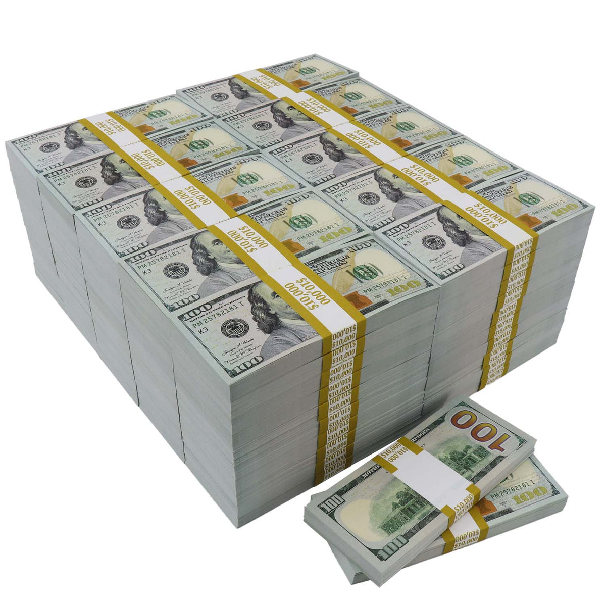 $1 000 000 BLANK FILLER Series Stacks