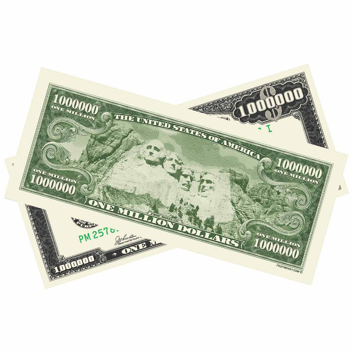 1 Million Dollar Bill Franklin D. Roosevelt Prop Money Inc.