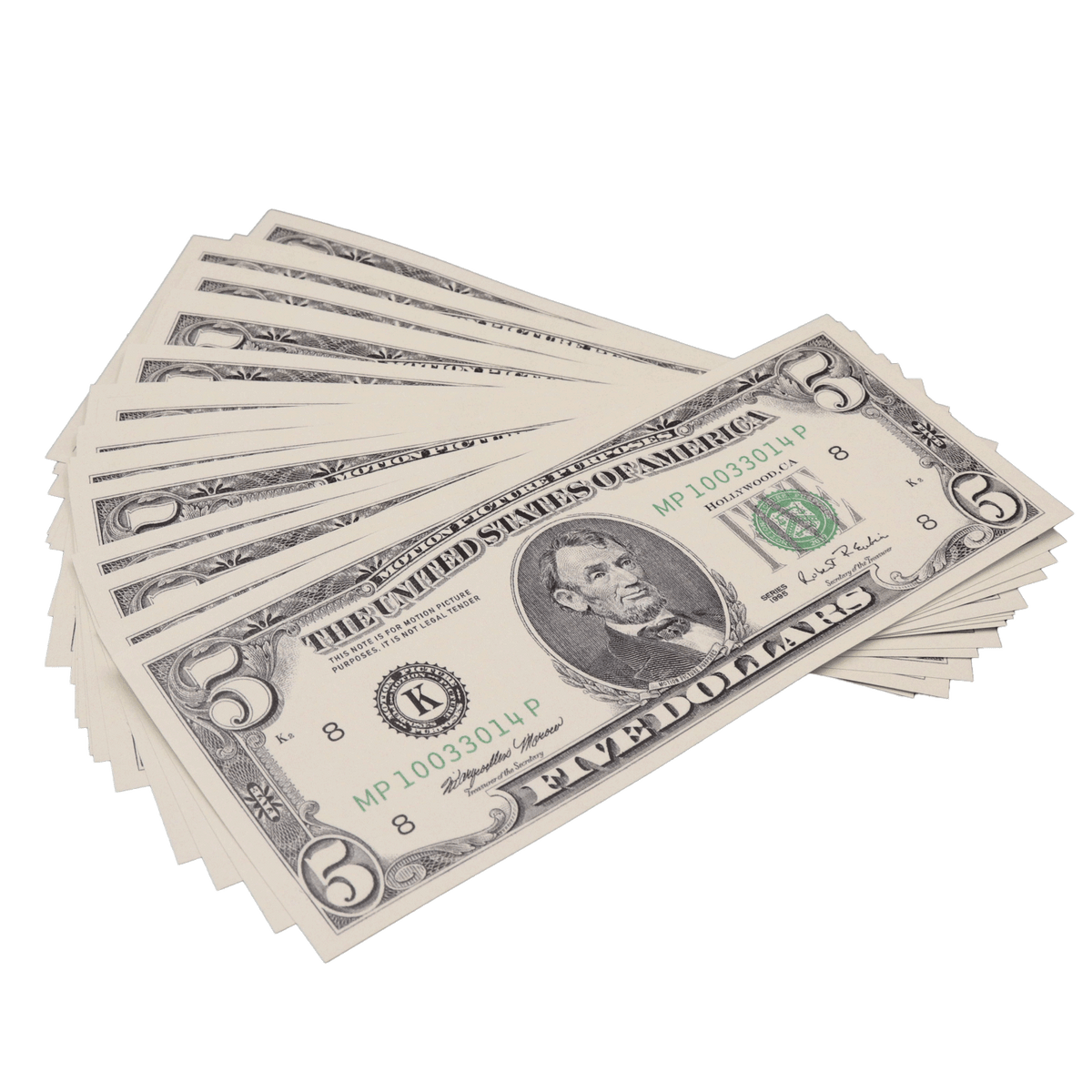 $5 1990 Series Bills