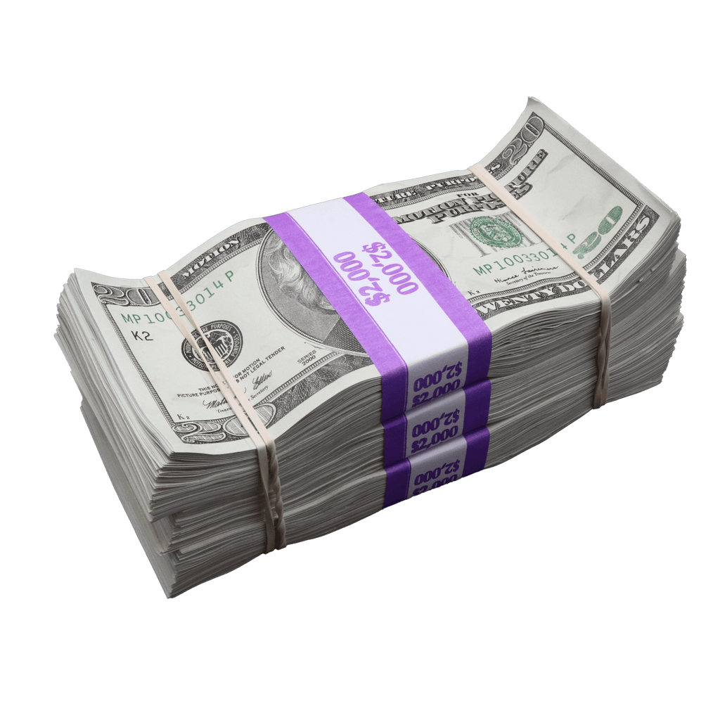 Full Print Aged Prop Money Stacks — Prop Money Inc.