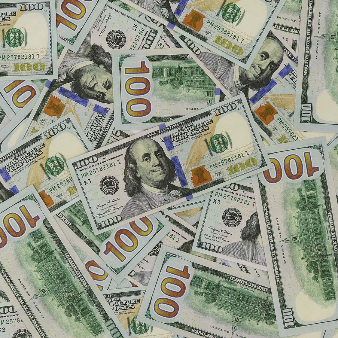 $100 Series Bills