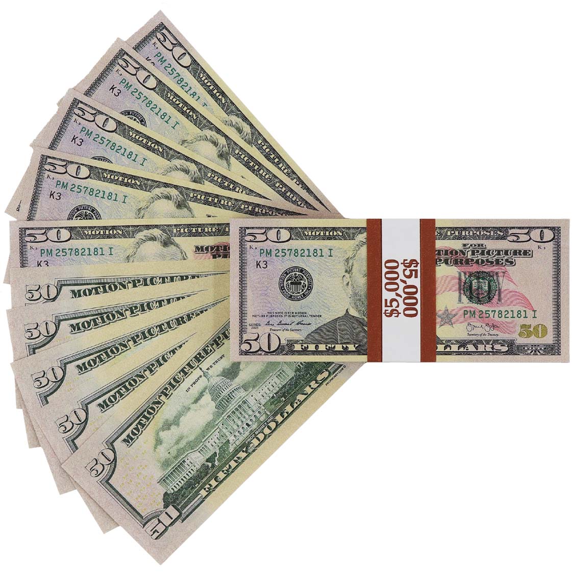 $5 000 Full Print Series Stack