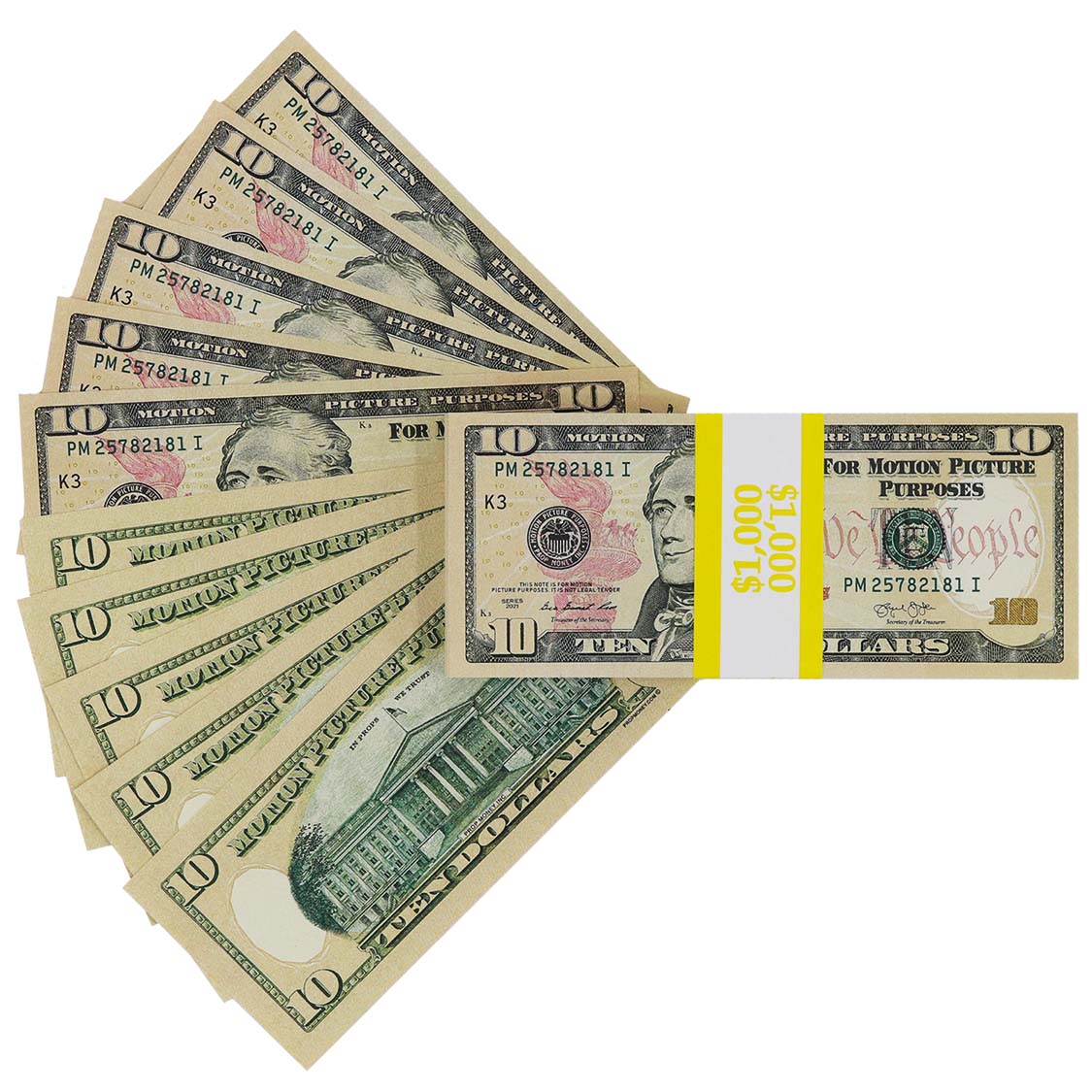 $1 000 Full Print Series Stack