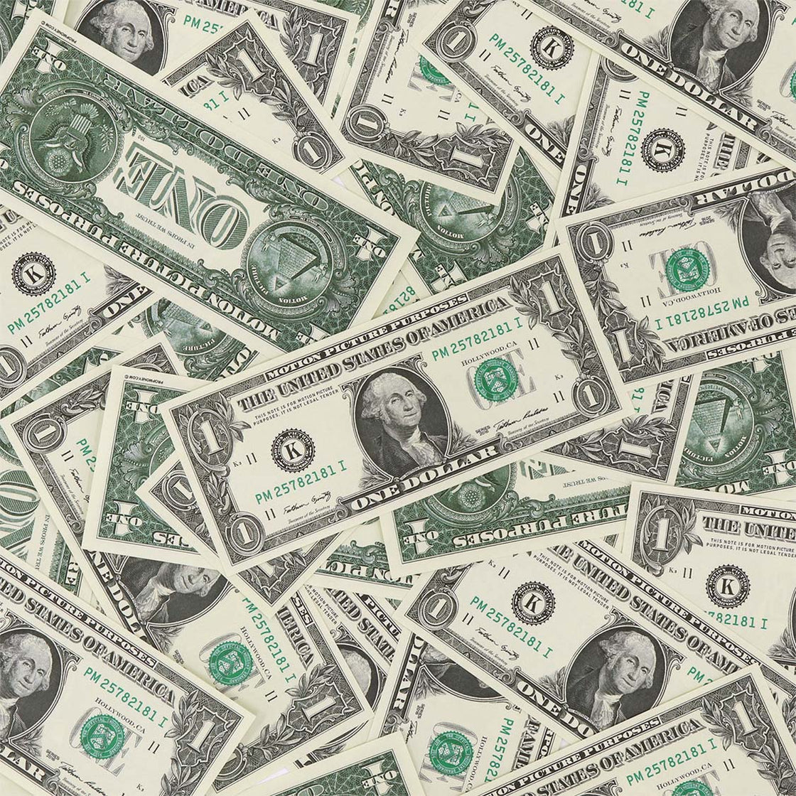 $100 Full Print New Series Stack - Prop Money
